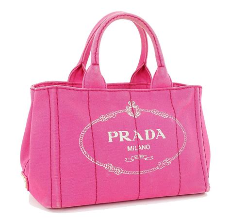 prada canapa bag pink|Prada Canapa Stampata Shoulder Bag .